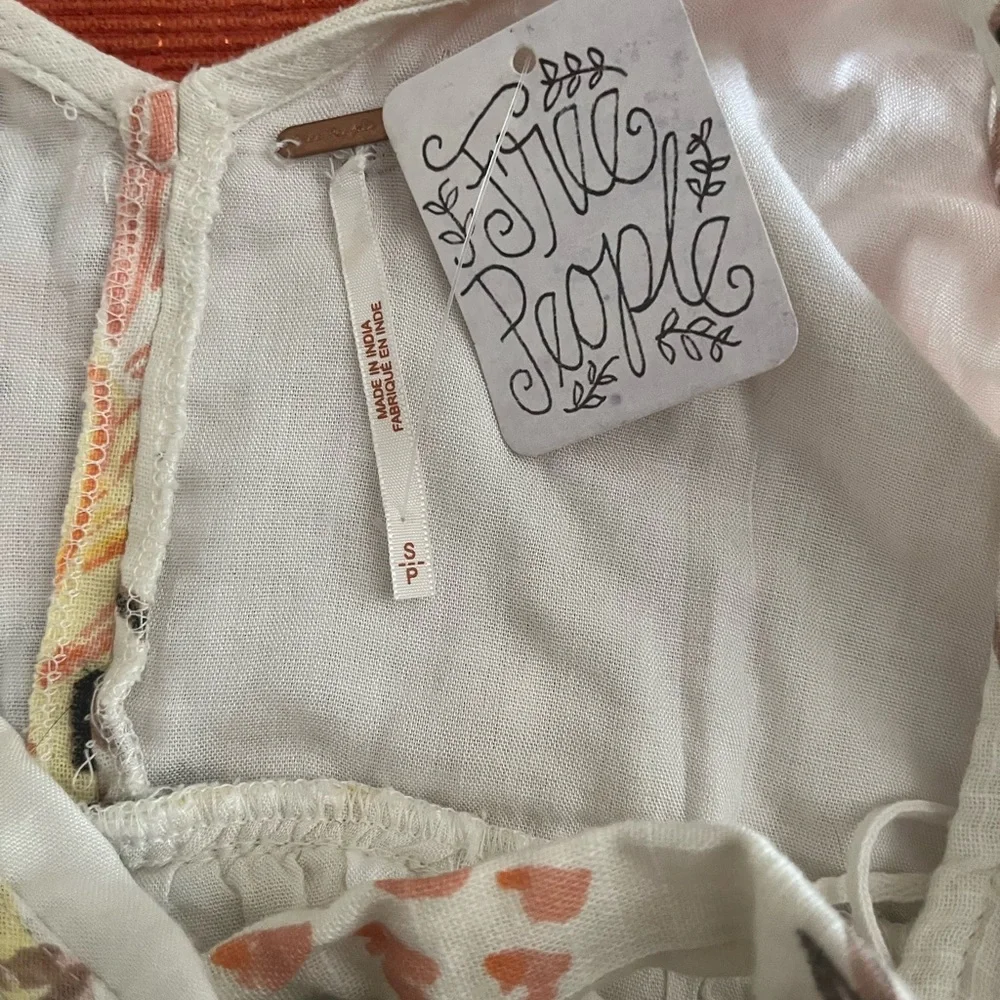 Free People White Floral Backless Ruffle Maxi Dress - Picture 10 of 11